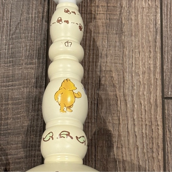CLASSIC Winnie the Pooh Lamp Base HONEY POT Butterfies Baby Nursery Decor Works - Picture 2 of 10